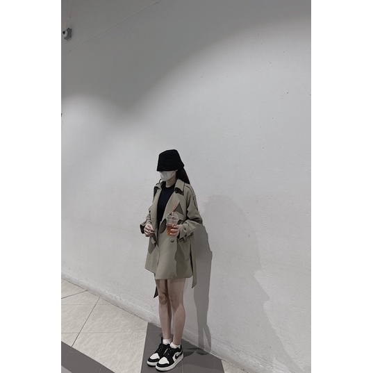 Áo khoác măng tô siêu hàn quốc by samhyewear