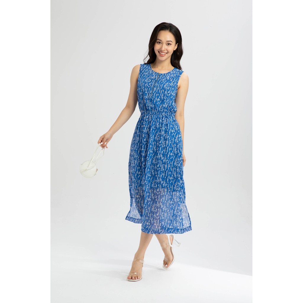 Đầm xòe dây kéo khóa nữ IVY moda MS 41M6420
