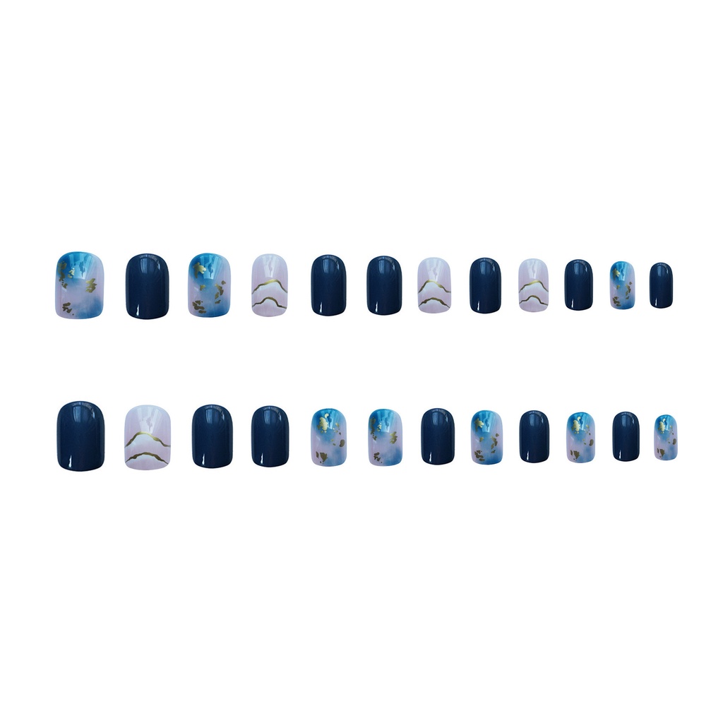 Set 24 móng tay giả PD77 thiết kế thời trang Jojo móng giả có keo dán nhiều mẫu mã đẹp