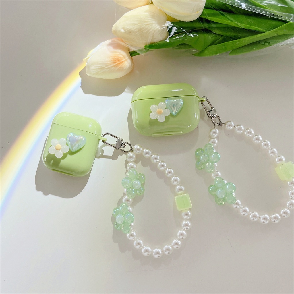 Vỏ Bảo Vệ Hộp Sạc Tai Nghe Hình Hoa Cho AirPods Pro AirPods 1 2 3 Ốp