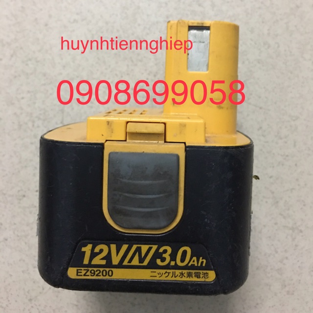 Pin máy khoan và bắn vít national 12v DC- vỏ cũ