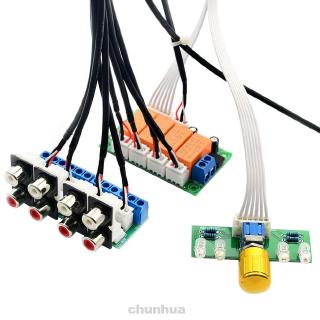 Selection Professional Computer Audio Accessory Switching 4-way Signal Selector