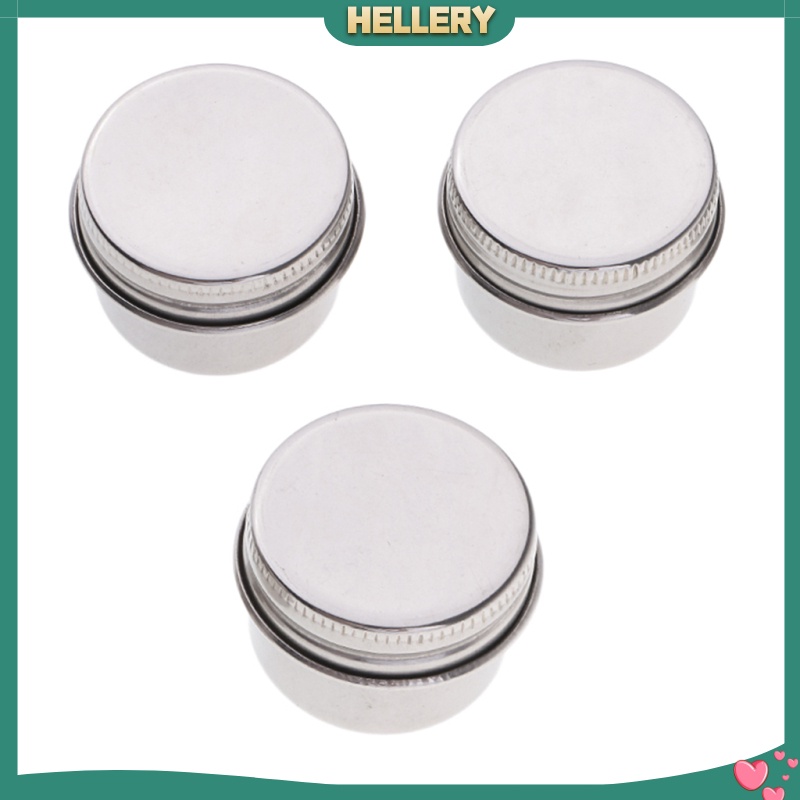 Bộ 3 Cốc Đựng Màu Vẽ Bằng Kim Loại Có Nắp Và Kẹp Chặt