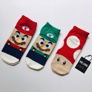 COMBO 3 ĐÔI TẤT VỚ SUPER MARIO BROS NẤM