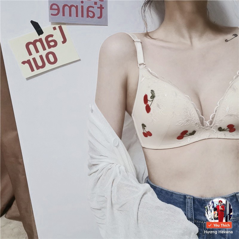 Áo lót fruit girl đệm mỏng, không gọng, nâng ngực,mã FLA12 | BigBuy360 - bigbuy360.vn