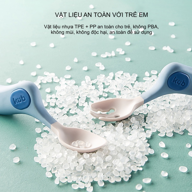 Muỗng Ăn Dặm Cho Bé Uốn Cong Thuận Tiện Cho Bé Cầm Nắm Tập Cho Bé Làm Quen Ăn Bằng 2 Tay