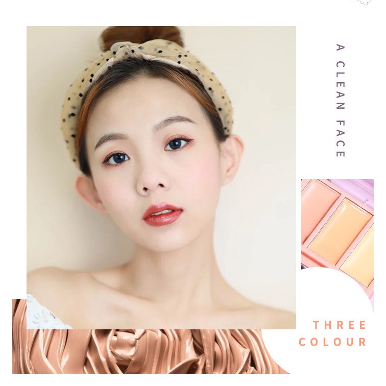 [Hàng mới về] Khay che khuyết điểm 3 ngăn Xixi Lovely