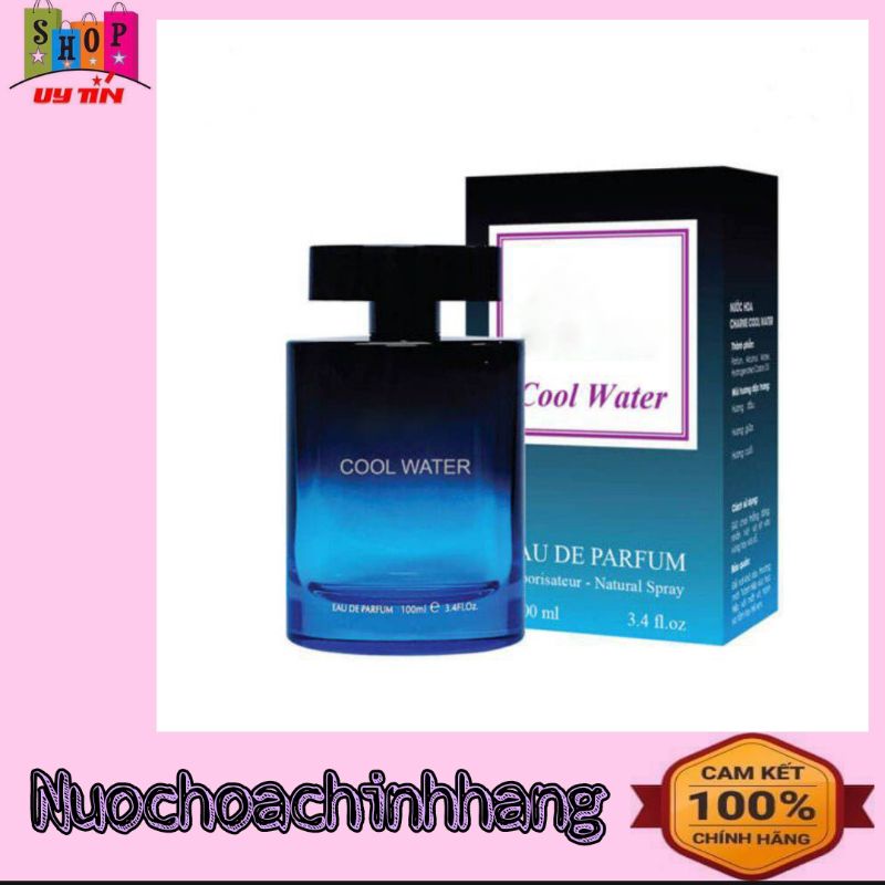 CHÍNH HÃNG - NƯỚC HOA NAM COOL WATER – SẢNG KHOÁI ĐẦY NAM TÍNH (100ML) - MẪU MỚI NHẤT | Thế Giới Skin Care