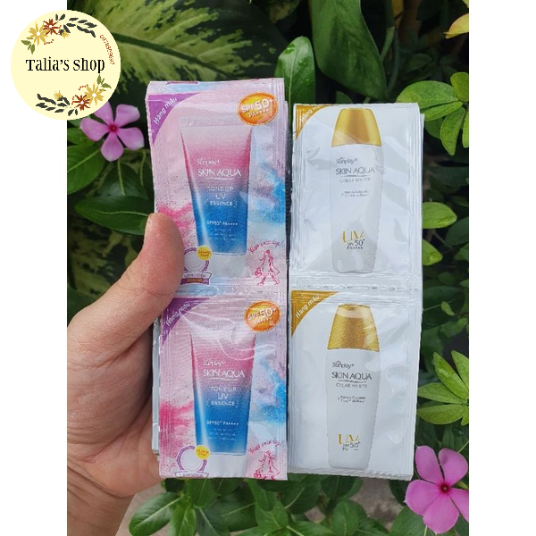 Sữa chống nắng dưỡng da trắng mịn Sunplay Skin Aqua - HÀNG MẪU