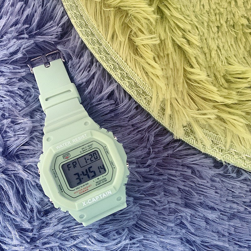 ĐỒNG HỒ THỂ THAO NAM NỮ X-CAPTAIN D377C ĐIỆN TỬ MẶT VUÔNG SIÊU ĐẸP