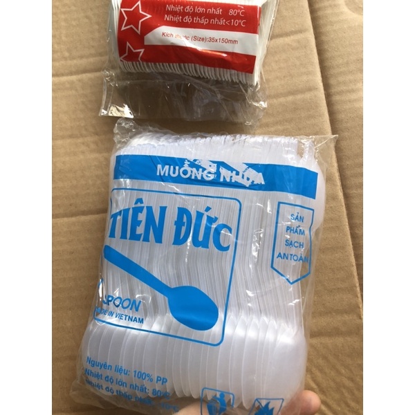 Thìa nhựa 1 lần dùng hàng đẹp chất lượng cao