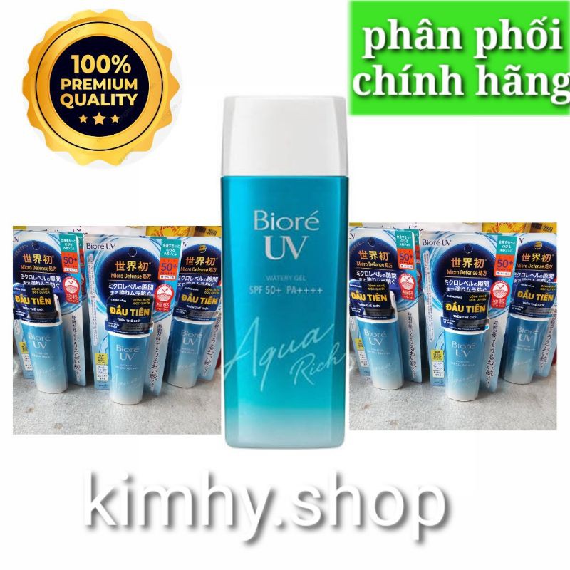 Kem chống nắng Biore UV Aqua Rich Watery Gel SPF50+/PA++++ 90ml (mẫu mới)
Giới thiệu về 

