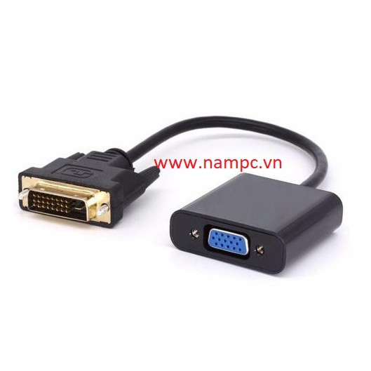 Cáp chuyển DVI D 24+1 sang VGA