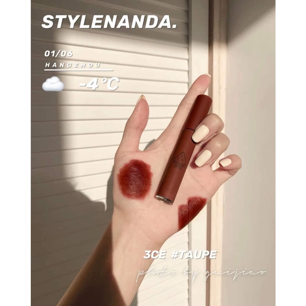 Son kem 3CE Màu #Taupe