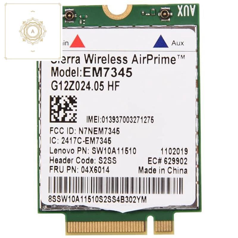 Card Mạng Em7345 4g Lte Wwan Cho Thinkpad X250 X1C W550 T450 X240 T440