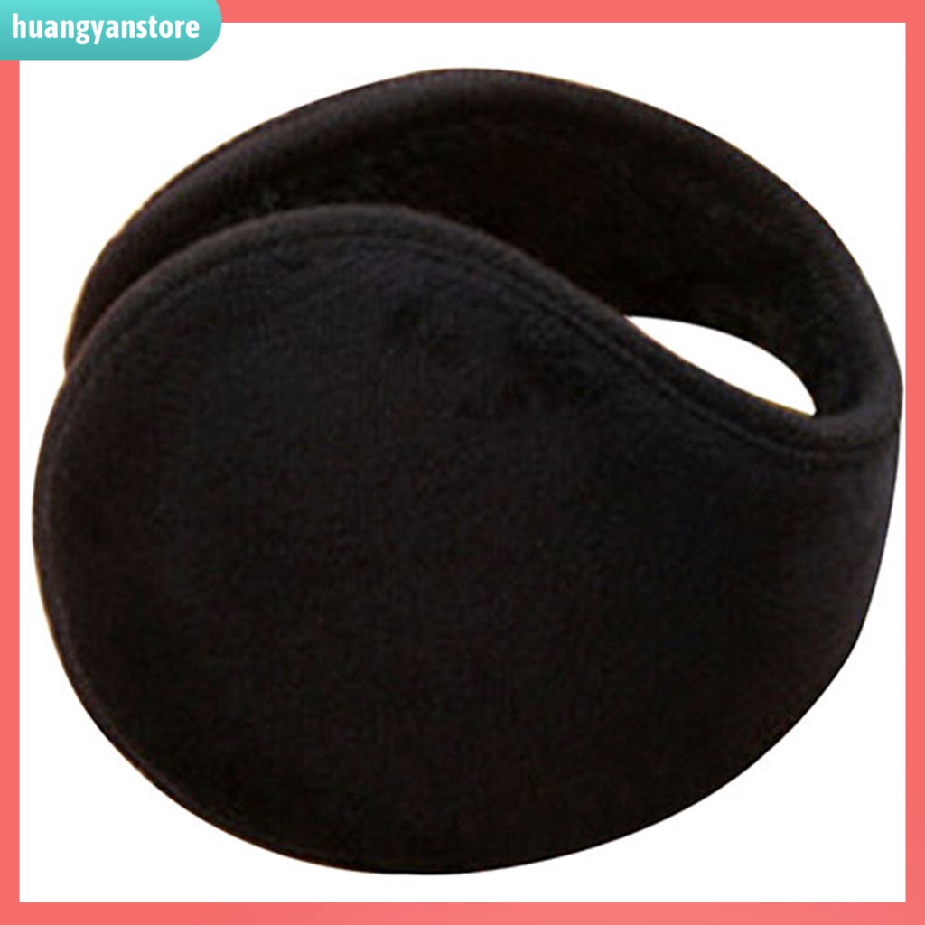HY| Unisex Black Earmuff Winter Ear Muff Wrap Band Warmer Grip Earlap Gift