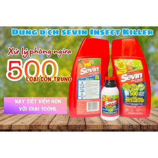 Chiết lẻ sevin insect killer - ngừa hơn 500 loại côn trùng usa 100ml