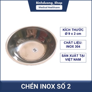 Chén inox 304 dùng trong y tế chén cốc đựng bông cồn