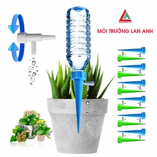 Van tưới cây nhỏ giọt tự động thông minh tiết kiệm, tận dụng vỏ chai nước, bảo vệ môi trường