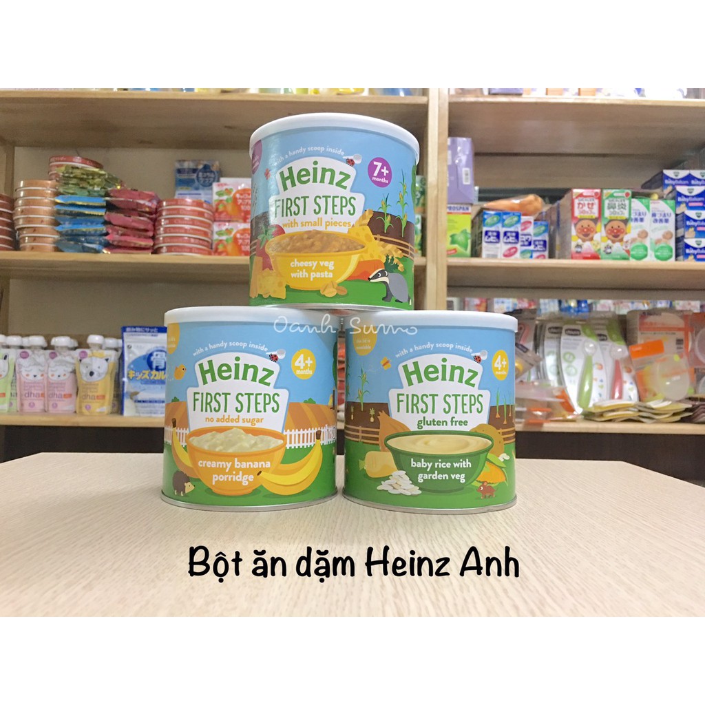 BỘT ĂN DẶM Heinz Anh cho bé (Date 09/2022)