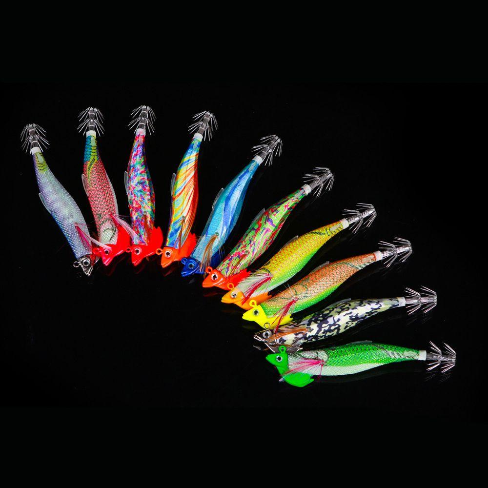 Set 5 Mồi Câu Cá Giả Hình Con Tôm 130mm 28g Bằng Gỗ