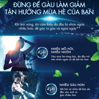 Dầu gội Clear Men 650g bạc hà
