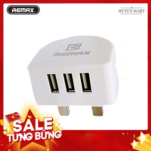 Củ sạc 3.1A 3 Cổng USB Remax Moon RP-U31 - hàng chính hãng