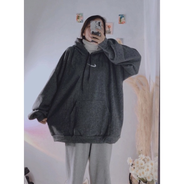 Áo nỉ Hodie nik nỉ ngoại Unisex 🌸DAQUY20🌸áo Hodie nỉ trơn cực xinh phom thụng | BigBuy360 - bigbuy360.vn