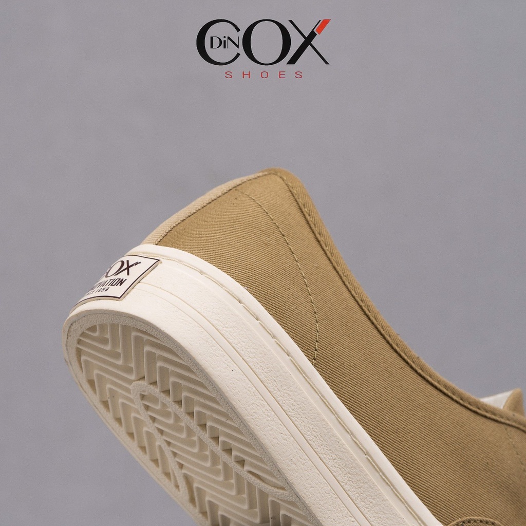 Giày Sneaker Nam Vải Chính Hãng DINCOX E06 YELLOW SAND