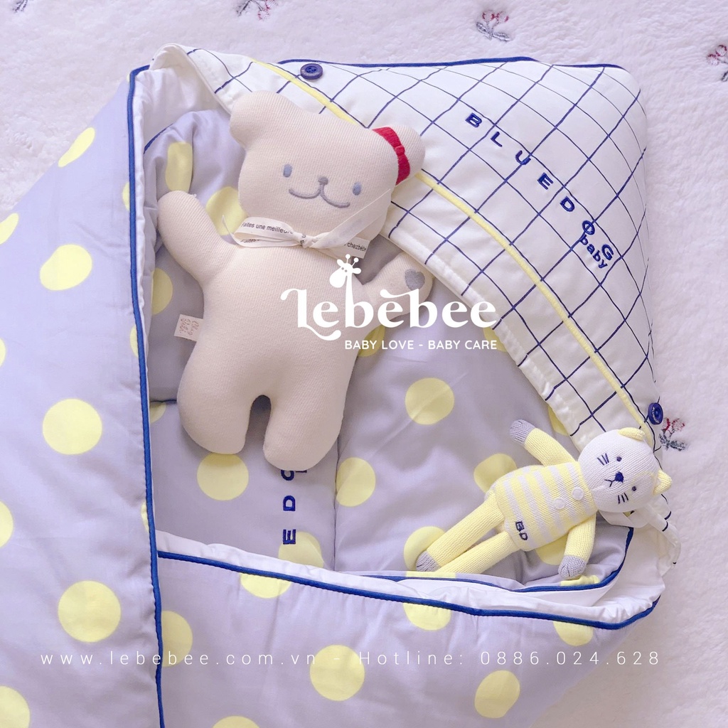 Chăn Hàn Quốc Bluedog cho bé từ sơ sinh 95cmx95cm