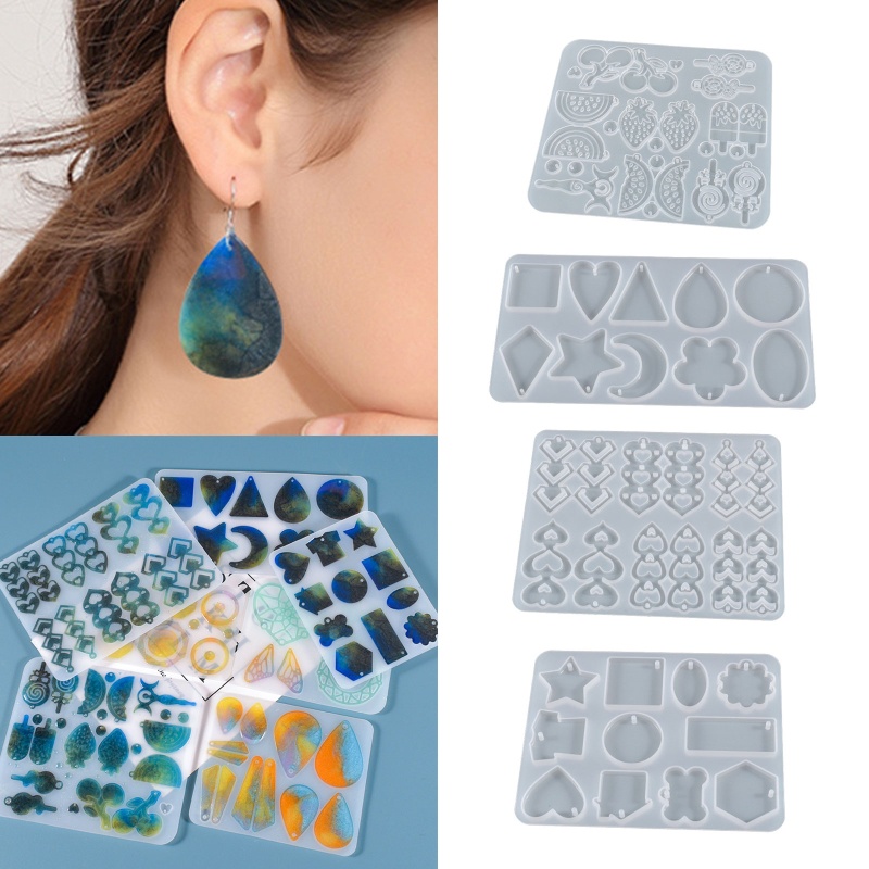 Khuôn Silicone Làm Bông Tai Trang Trí Giáng Sinh Cho Nữ