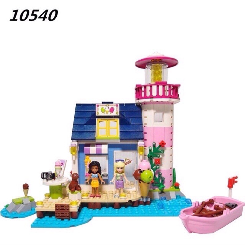 Bộ lego friend con gái xếp hình ngôi nhà bên bờ biển friends 10540
