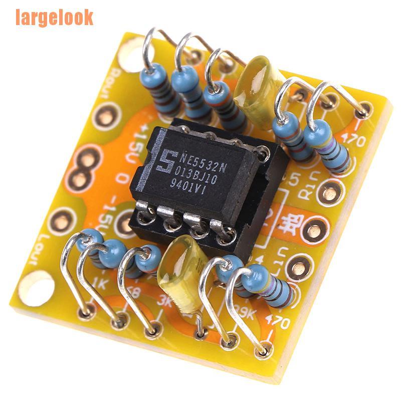 Bảng mạch khuếch đại âm thanh kép DC PCB cho NE5532 OPA2134 OPA2604 AD826