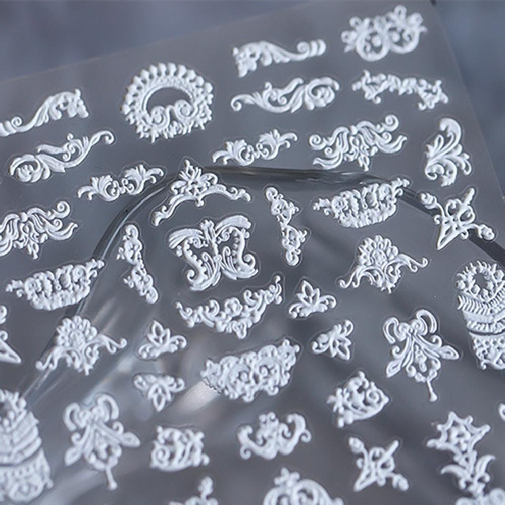 Miếng Dán Trang Trí Móng Tay Nghệ Thuật DIY Phong Cách Baroque