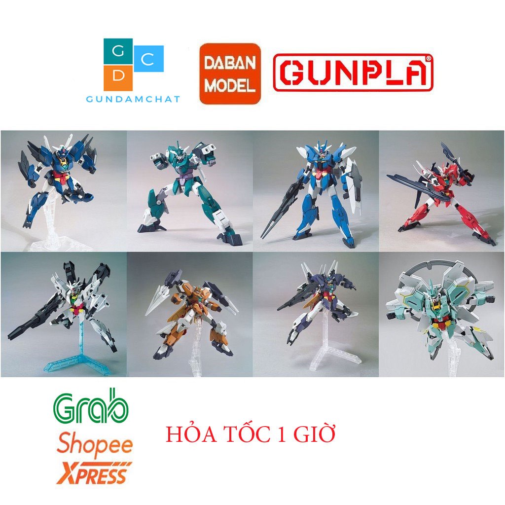 Mô Hình lắp ráp HG Core Gundam Mercone Veetwo Earthree Marsfour Jupitive Saturnix Uraven Nepeight 1/144