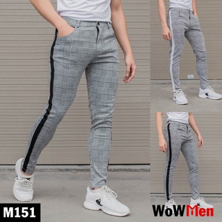 Quần Dài Thun Nam Caro Sọc Màu - M151
