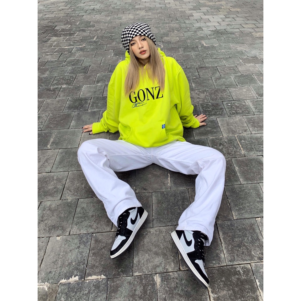 Áo Hoodie Nỉ Form Rộng Phong Cách Thu Đông - Hoodies 01 - Màu Xanh Neon | BigBuy360 - bigbuy360.vn