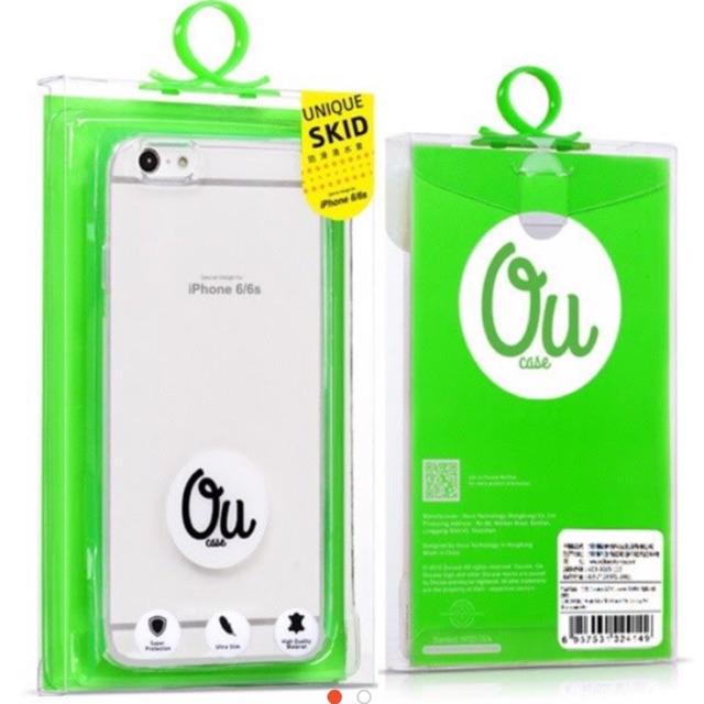 Ốp lưng dẻo silicon trong suốt Oucase cho iPhone 6splus/6plus