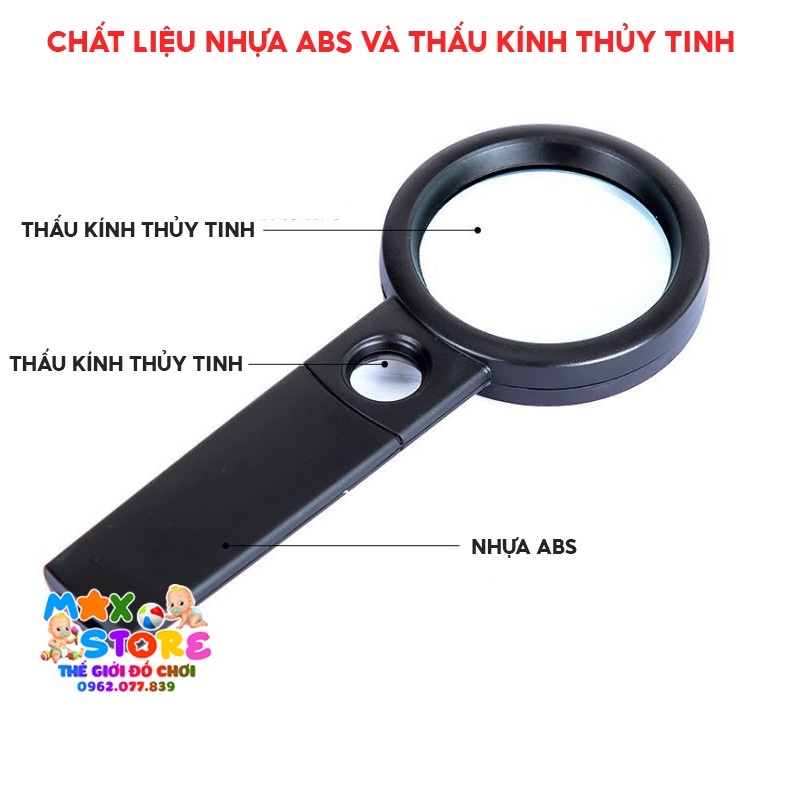 Kính Lúp Xịn De Li 9090 - 70mm 2.2X