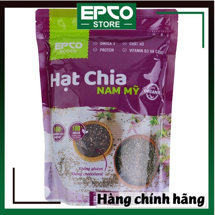 Hạt Chia Nam Mỹ Giảm Cân EPCO Foods (Gói 500g)