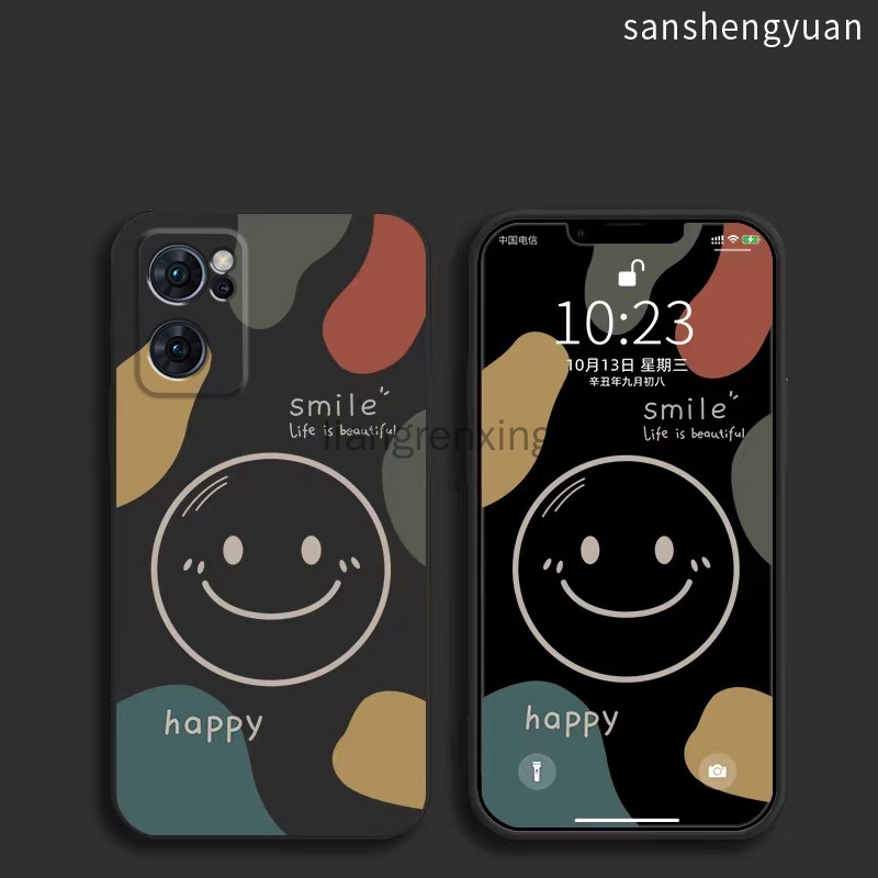 Ốp Điện Thoại Silicon Mềm Trơn Mịn Thiết Kế Thời Trang Dành Cho oppo RENO 7 5G A96 4g a76 4g