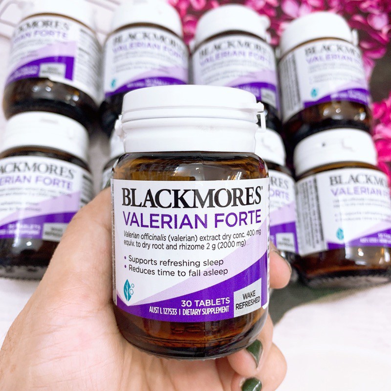 Viên uống hỗ trợ mất ngủ Valerian 30 viên Blackmores Valerian Forte 2000mg Úc - Shop Sunflower