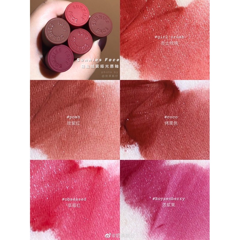 SON KEM SUNNIES FACE DÒNG LIP DIP  [CÓ SẴN] | BigBuy360 - bigbuy360.vn