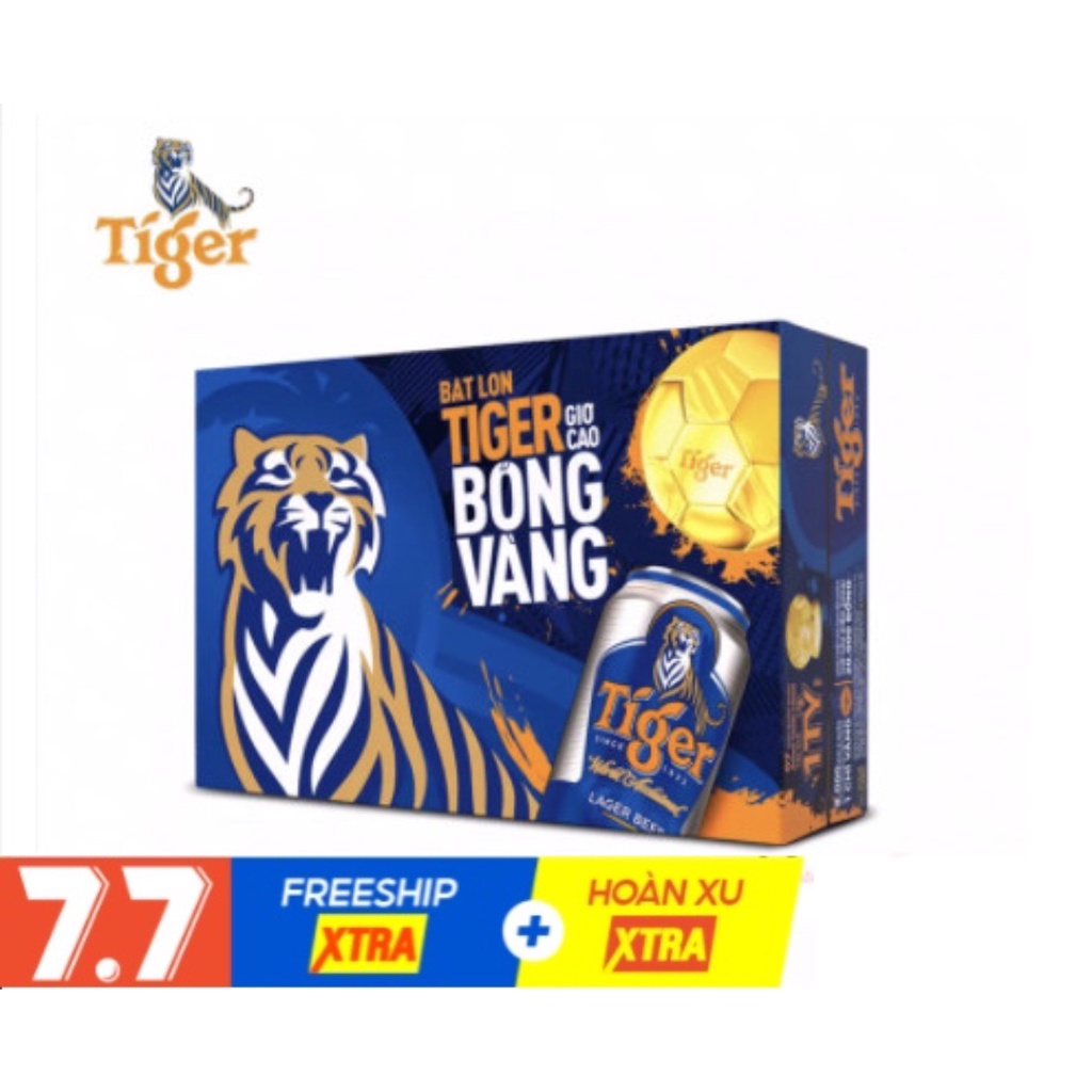 [DEAL SỐC] [SALE HOT] [FREESHIP] MỘT THÙNG BIA TIGER MẪU MỚI 2021 GIÁ BÌNH ỔN