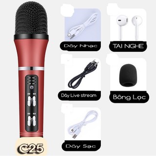 Micro C25 live stream thu âm cao cấp