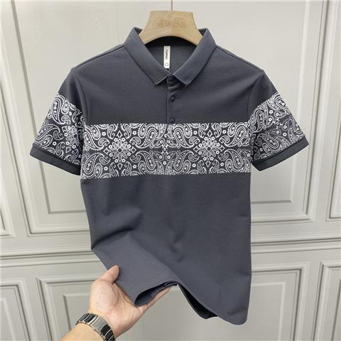Áo Thun polobaju Tay Ngắn In Họa Tiết Thời Trang Mùa Hè Cho Nam