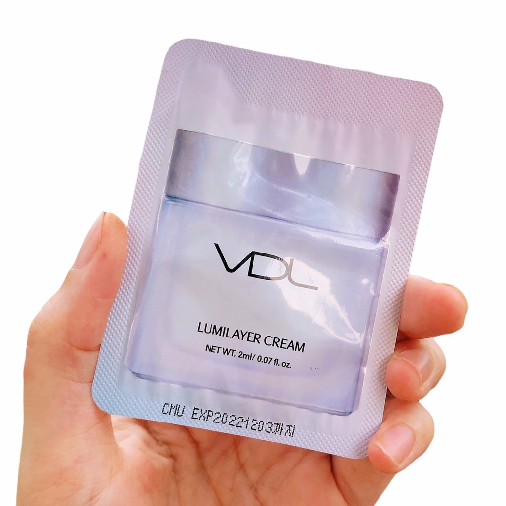 SAMPLE DÙNG THỬ KEM DƯỠNG TRẮNG NÂNG TÔNG DA VDL 2ML