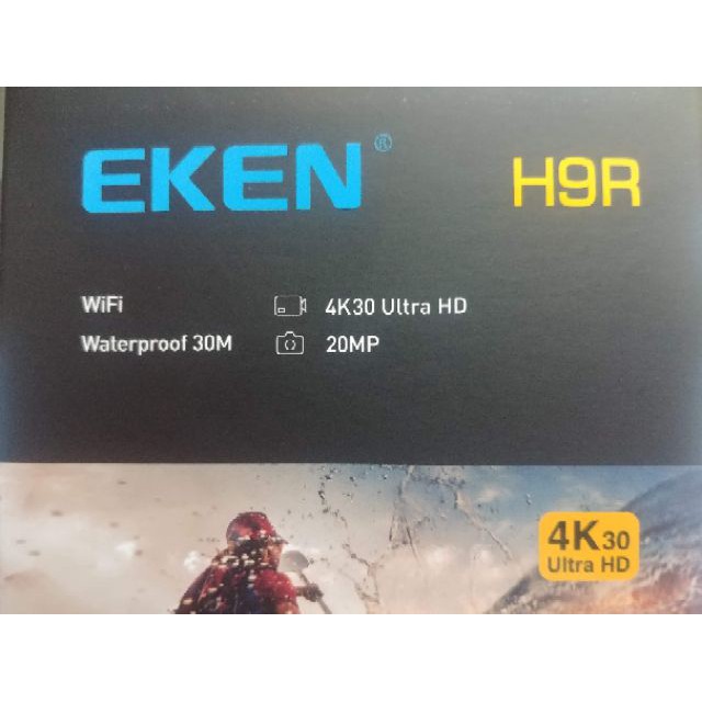 Camera Eken H9R Bản Mới Nhất Version 8.0 20MP - Chính Hãng Bảo Hành 12 Tháng