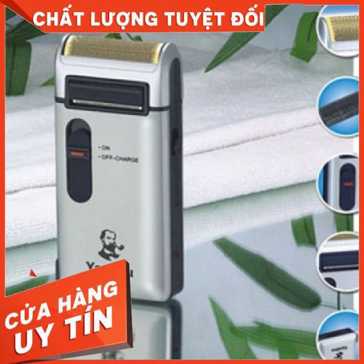 Máy cạo râu yandou cạo  râu khô dễ dàng thay thế lưỡi máy cạo râu mini | may cao rau rất tiên lợi khi mang theo du  lịch