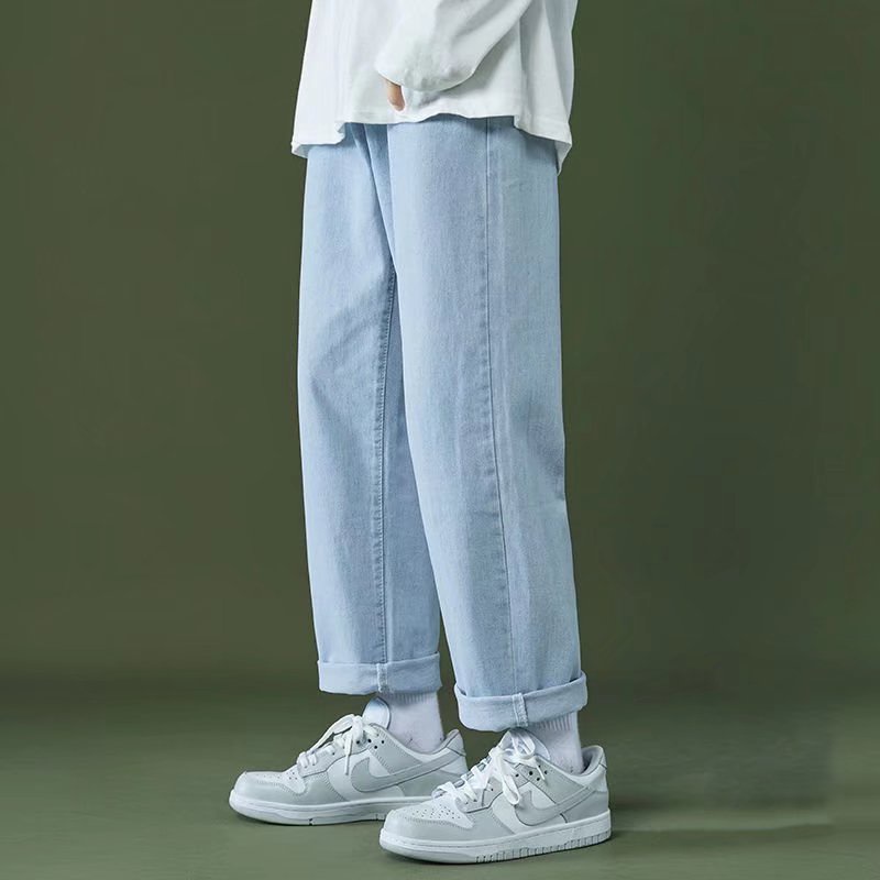 Quần Jeans Nam Ống Đứng Plus Size Thời Trang